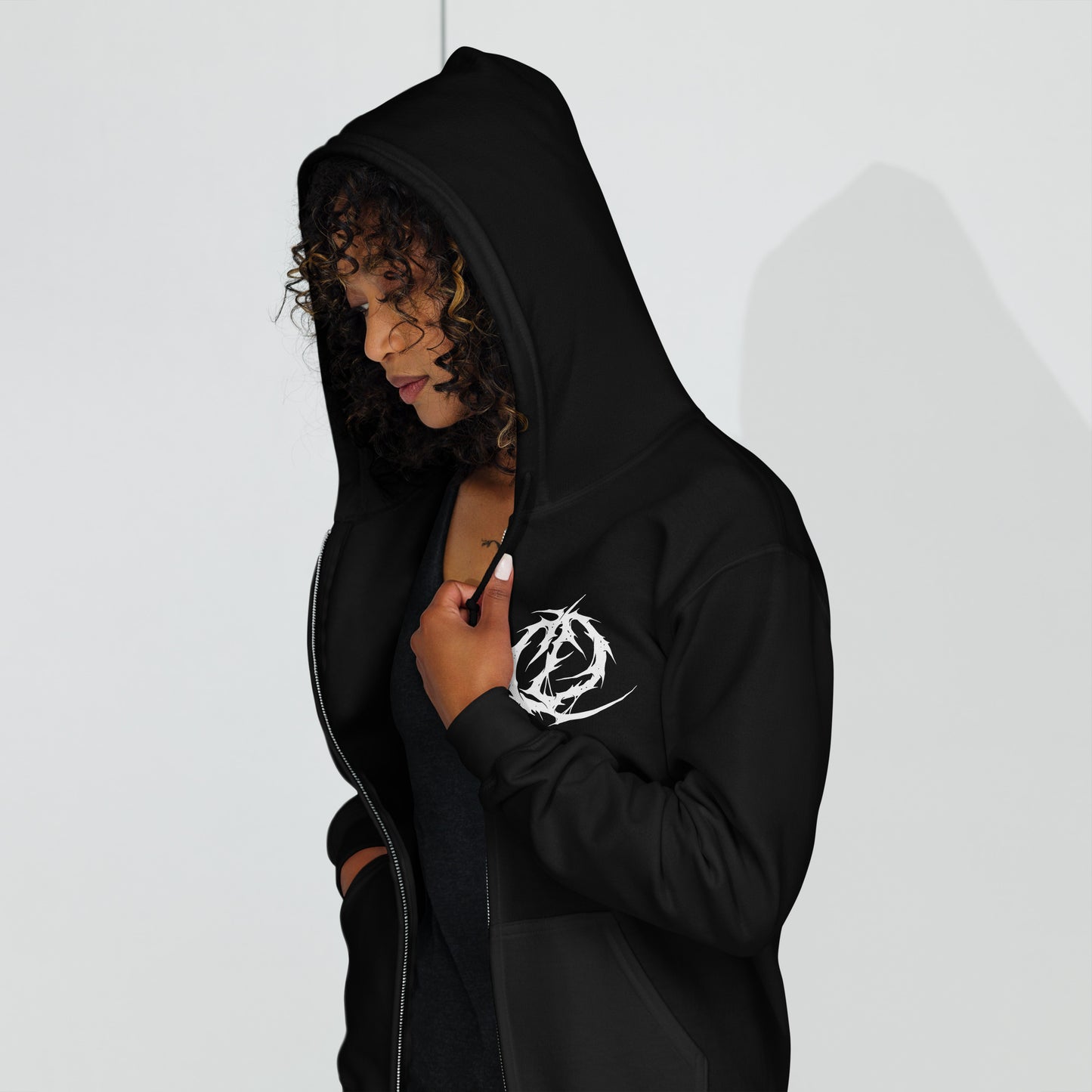 Unisex Logo Zip-up Hoodie