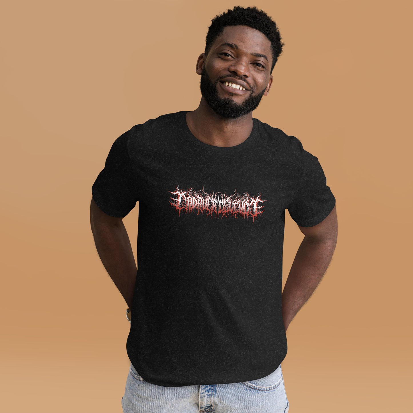 Red-Fade Logo Unisex t-shirt