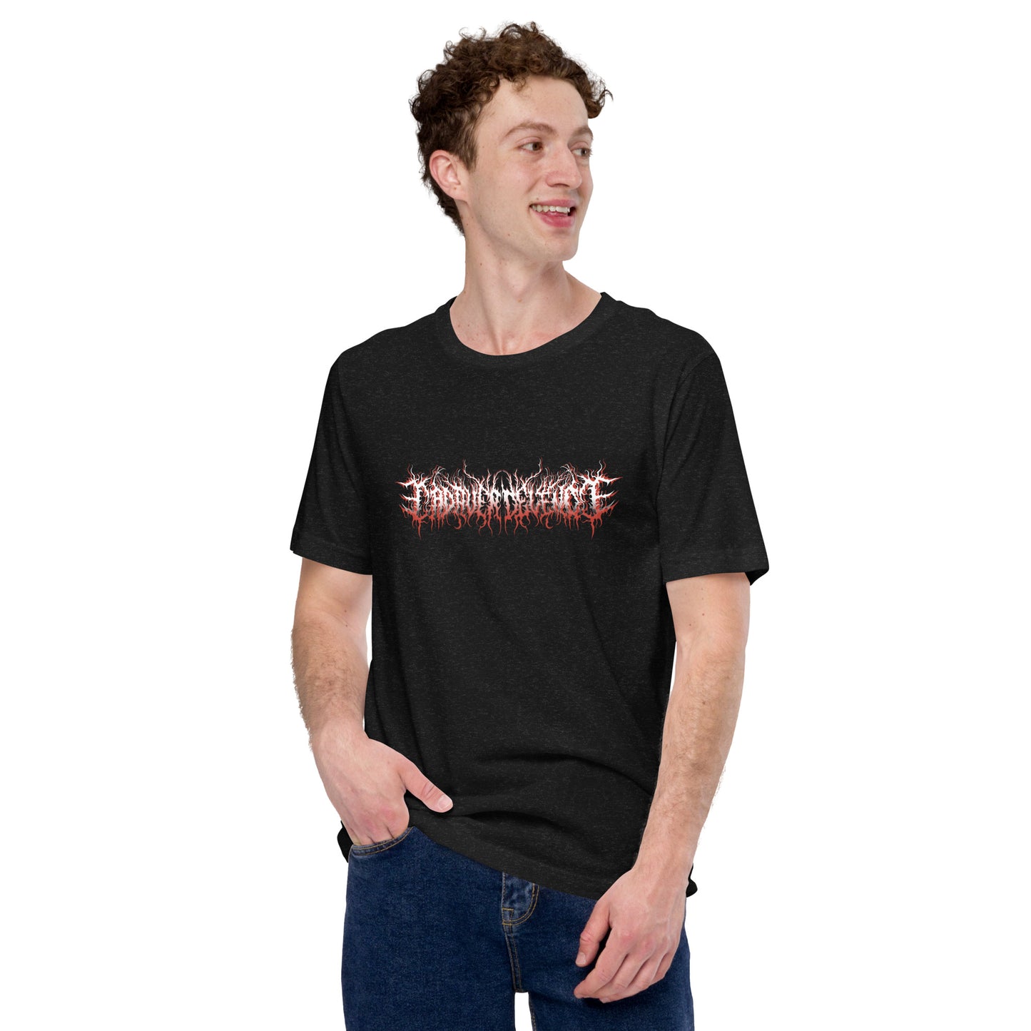 Red-Fade Logo Unisex t-shirt